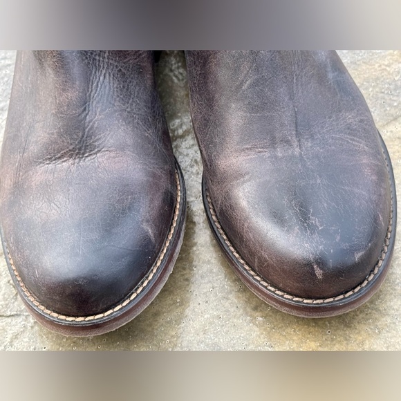 Hinge Brown Leather Devin Riding Boots size 8 - Picture 5 of 10